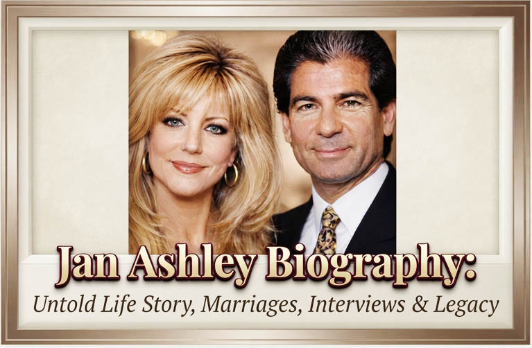 Jan Ashley smiling during an exclusive media interview discussing her life and background.